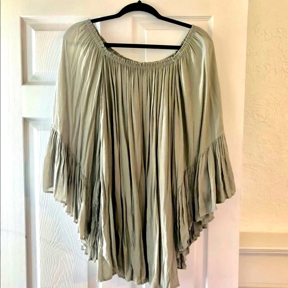Indah Off Shoulder Ruffle  Kamani Dress